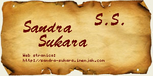 Sandra Sukara vizit kartica
